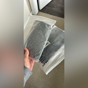 Patterned and rhinestone tights - women’s S/M